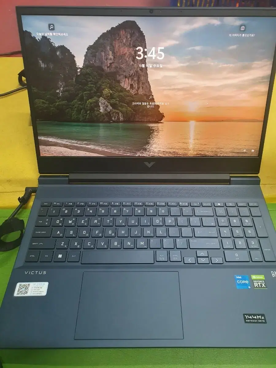 게이밍노트북 144Hz/i5/12th/DDR5 16GB/RTX3050/F